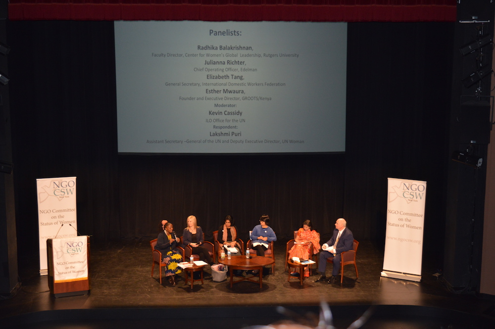 CSW61 Consultation Day and Tackling Gender Violence at Home and in the Workplace